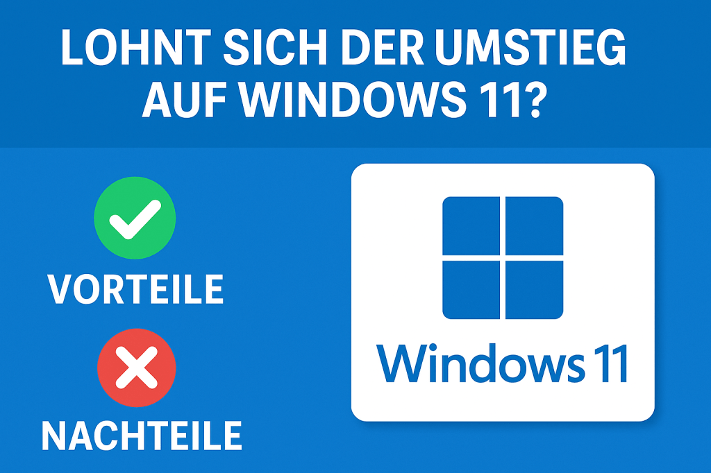 Lohnt sich der Umstieg auf Windows 11, Vorteile und Nachteile.